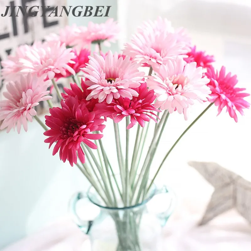 

Silk sunflower Artificial Daisy flower Gerbera Daisy Bouquet Home Decor Craft Party Decoration