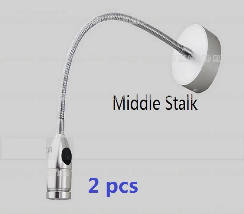 Светодиодный гибкий прожсветильник Тор с гусиной шеей 3 Вт для чтения