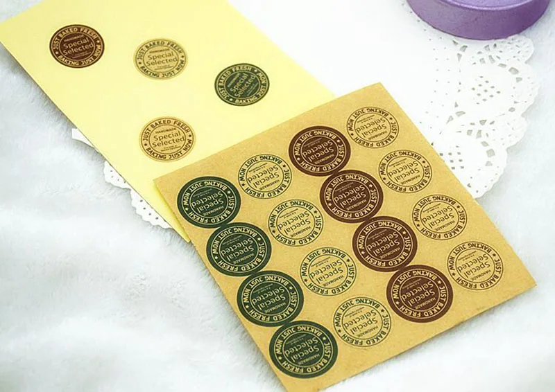 Стикеры ручная работа из крафт бумаги 480 шт.|hand made|stickers diysticker label |