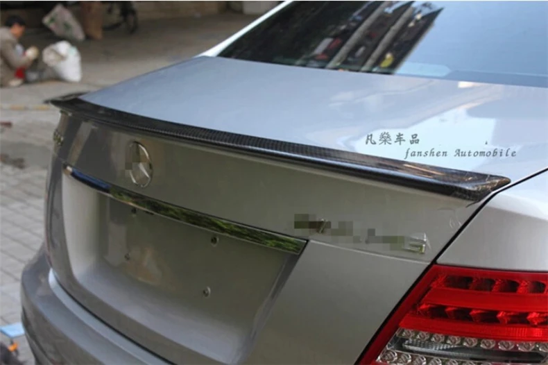 Спойлер из углеродного волокна для Mercedes-Benz W204 C63 Coupe C Class 2 Door 2010-2014 автомобильные