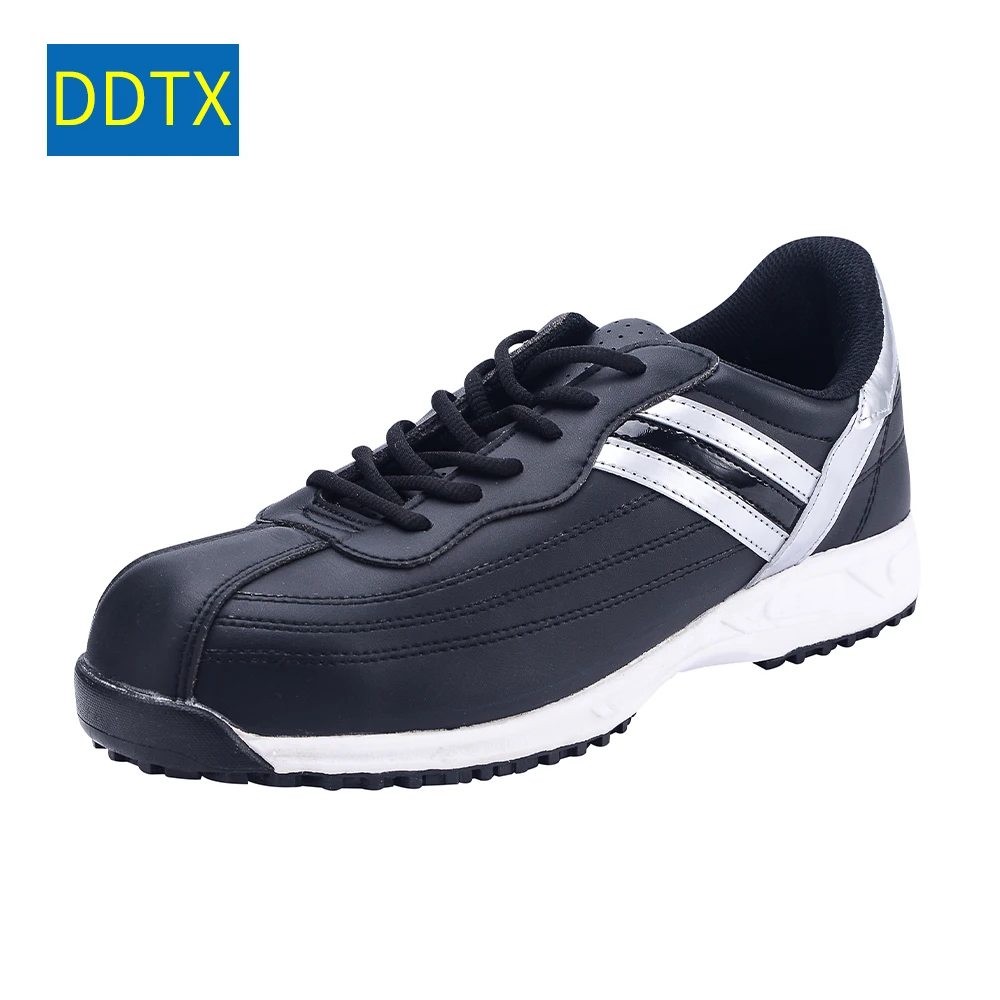 

DDTX Black Safety Shoes Steel Toe Light Comfortable Work Shoes Men Sneakers Boots Casual Anti-slip Anti-puncture SBP