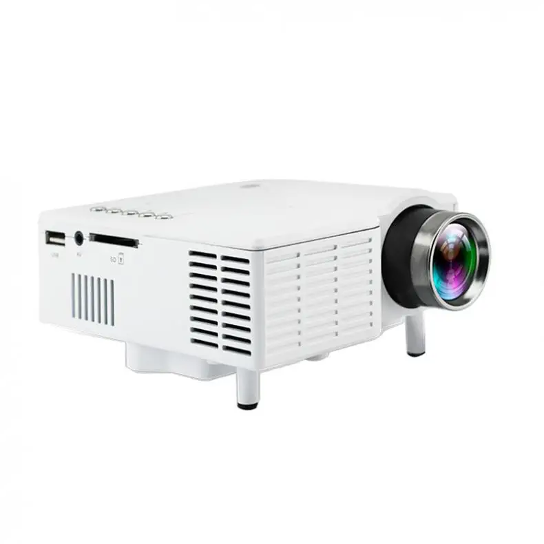 UC28B 60 дюймов портативный мини светодиодный мультимедийный проектор 320x180 разрешение 500 люмен для дома и развлечений