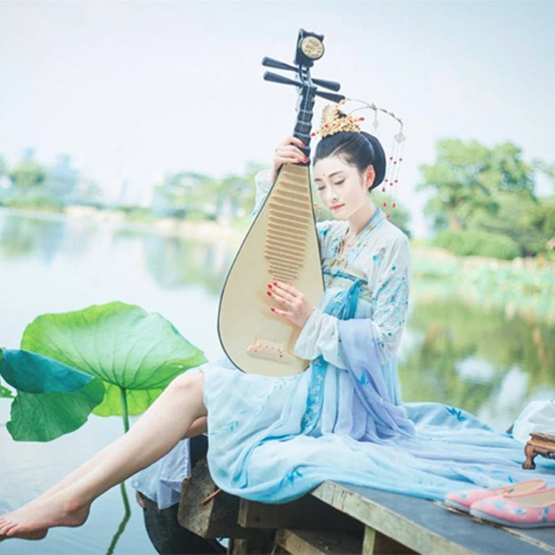 2019 вышивка Hanfu для женщин Традиционная сценическая одежда взрослых династии Мин
