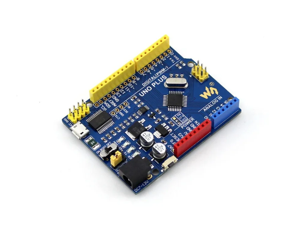 AVR плата UNO PLUS Встроенная MCU ATMEGA328P-AU совместима с R3 Комплект платы + IO