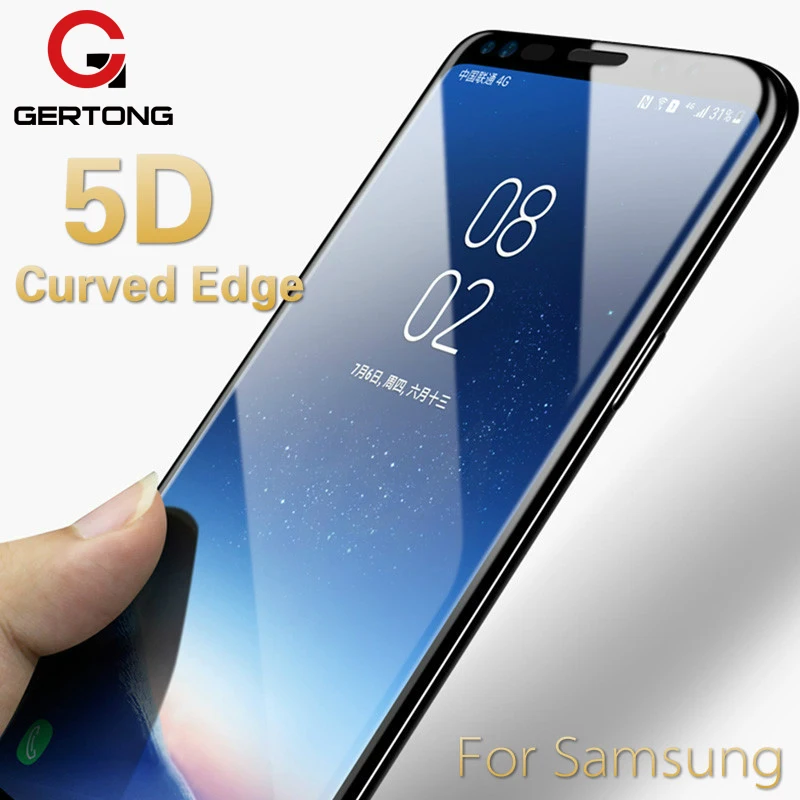 5D с округленными изогнутыми краями закаленное Стекло для samsung Galaxy A8 A6 J7 J5 J3 A3 A5 A7 J5 Prime J7 Max Plus чехол Экран протектор