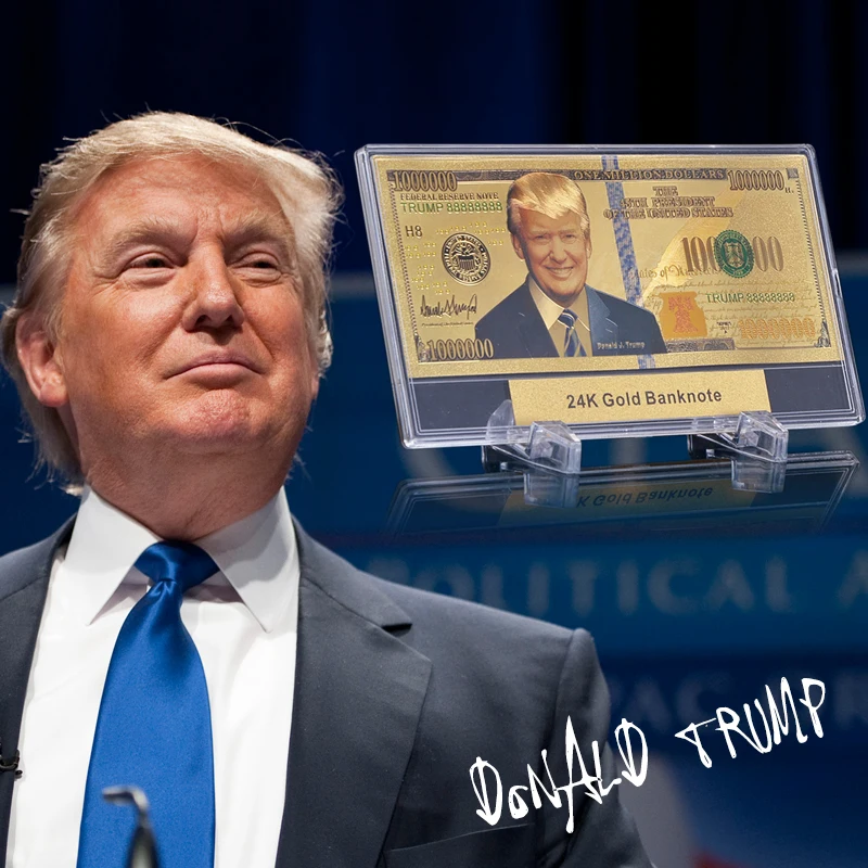WR Trump поддельные деньги Новая мода уникальный Verson Америка один миллион долларов