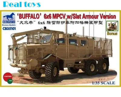 Модель Бронко CB35101 1/35 Buffalo 6X6 MPCV w/Slat Armour версия 35101|armour cable|armour stonearmour suit |