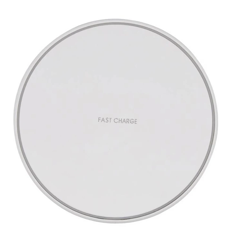 5w white Powstro 5 Вт 10 Вт быстрая скорость Беспроводное зарядное устройство для samsung USB Qi мобильного телефона зарядная подставка для iPhone XS Max XR X 8 Plus для планшета - Тип штекера: 5w white