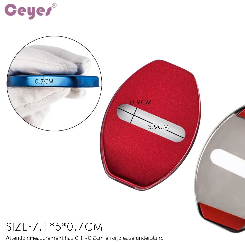 Ceyes 4 шт. чехол для автостайлинга Seat Leon Ibiza Altea Skoda Octavia VRS Audi S Line Volkswagen VW R