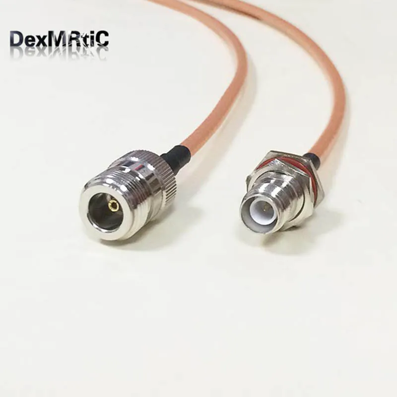 

High quality low-loss N Female Switch RP-TNC Female Jack RF coax cable RG142 50CM 20"/100cm for wifi wholesale