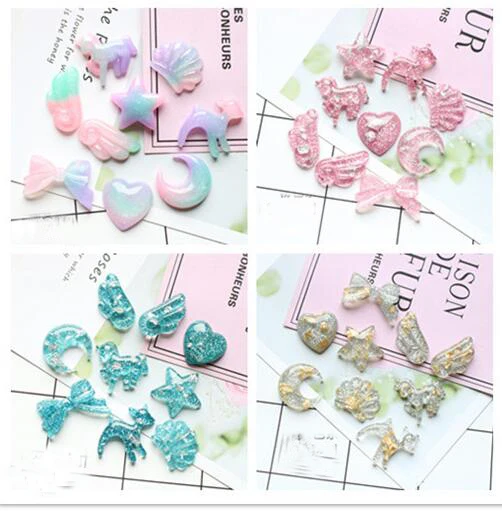 

Bow-Knot DIY Resin Accessories Mobile Phone Shell DIY Material Refrigerator Stickers Home Decoration Accessories