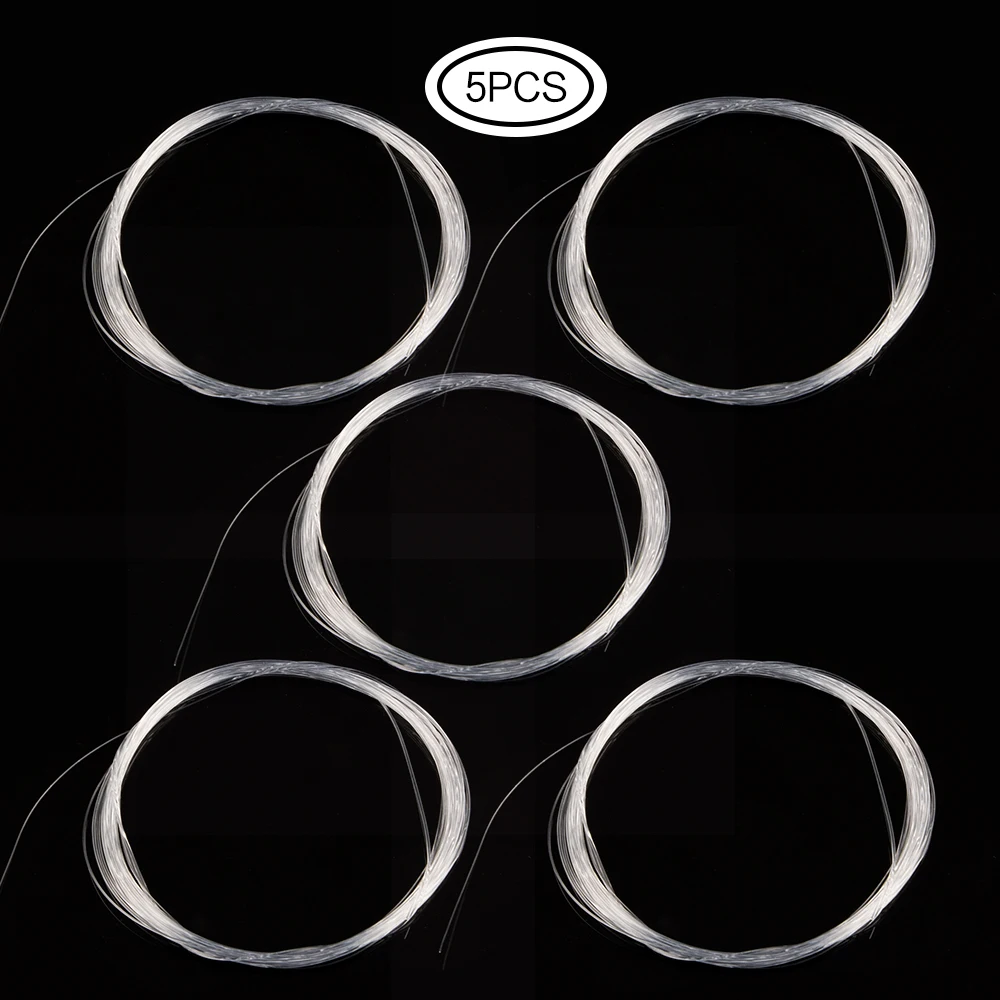 5pcs Tapered Leader with Loop 9ft / 15ft Nylon Fly Fishing Line Size Free Transparent Backing Tackle | Спорт и развлечения