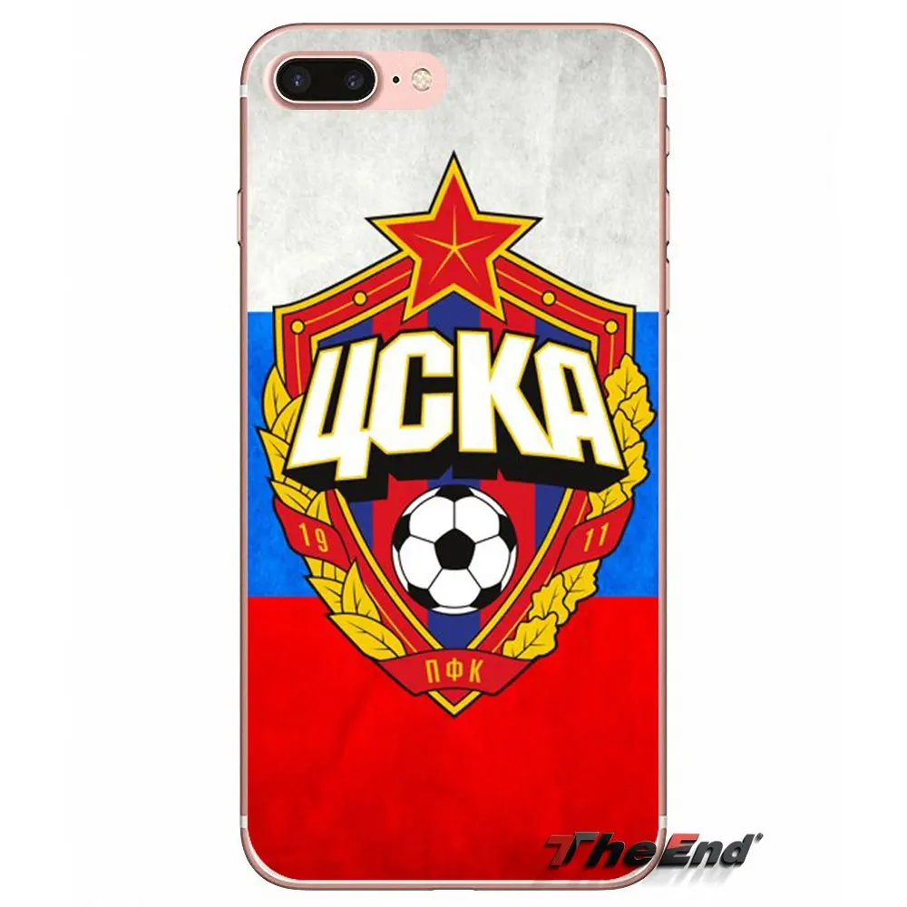 Soft TPU Case Moscow CSKA Primary Logo Russia For HTC U11 One M7 M8 A9 M9 M10 E9 Desire 630 530 626 628 816 820 Motorola G G2 G3 | Мобильные