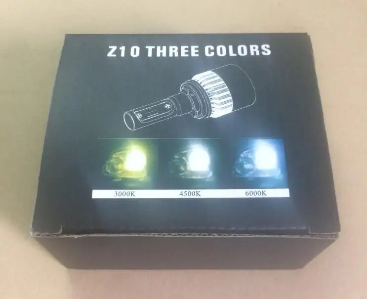 DLAND OWN Z10 три цвета 8000LM H3 HIR2 HB4 HB3 H11 H13 9007 9012 9004 9006 9005 автомобильная светодиодная
