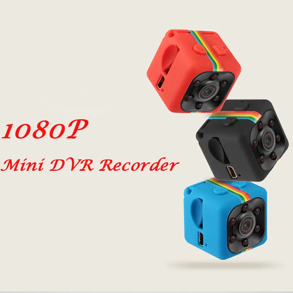 HD 1080P Мини камера SQ11 ночное видение DVR инфракрасная мини видеокамера Поддержка TF