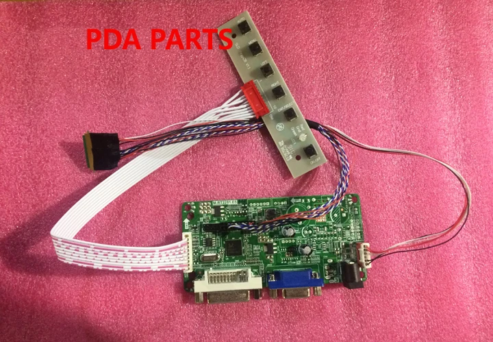 Высококачественная плата контроллера ЖК-дисплея VGA DVI M.RT2281 для B173RW01 V0 LVDS 1600*900 тест