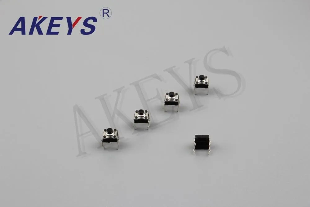 

10PCS TS-I003 waterproof dustproof copper pin 4 pin 6*6 DIP type tact switch for mouse
