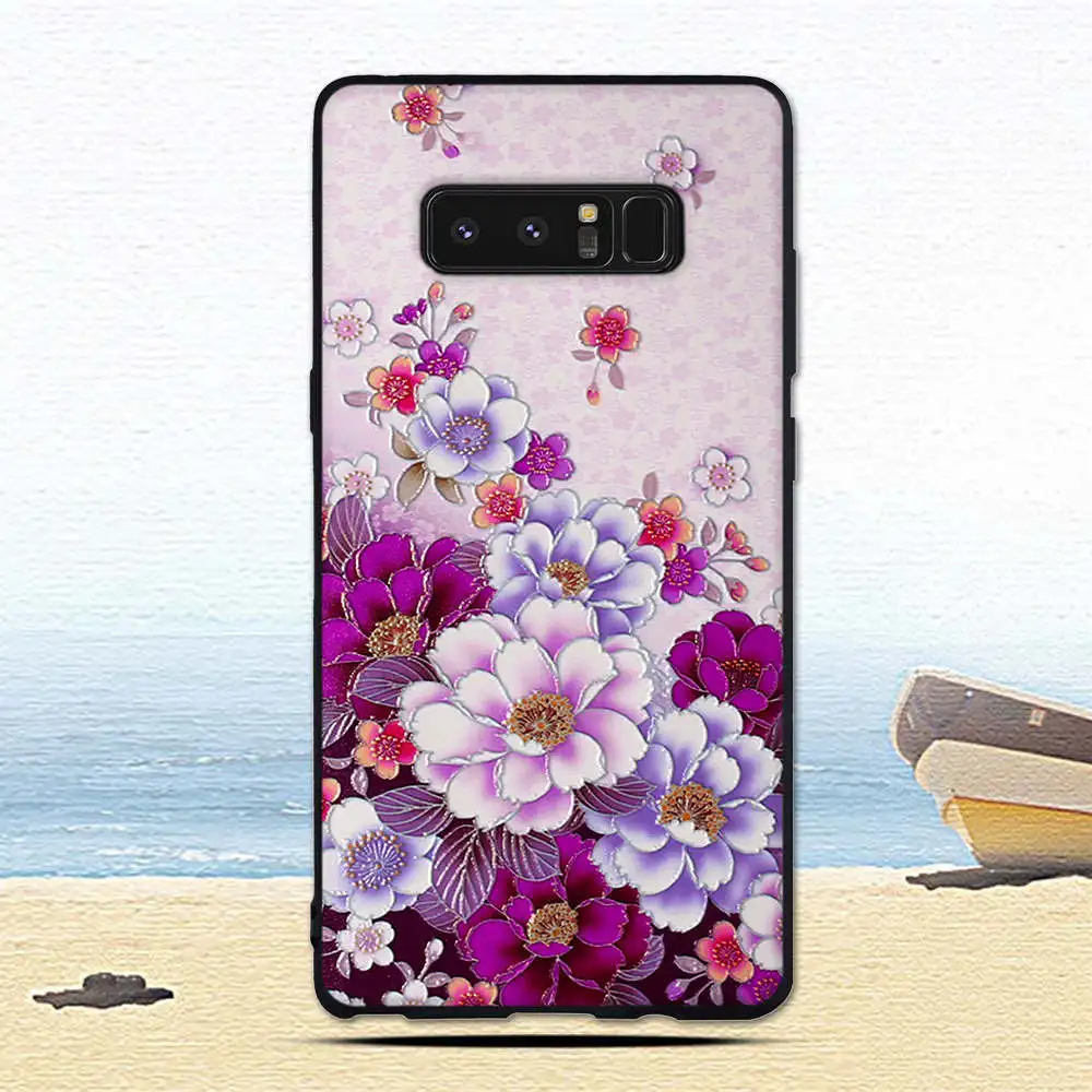 Чехол с принтом для Samsung Galaxy Note 8 N950F N950 мягкий силиконовый чехол телефона Note8