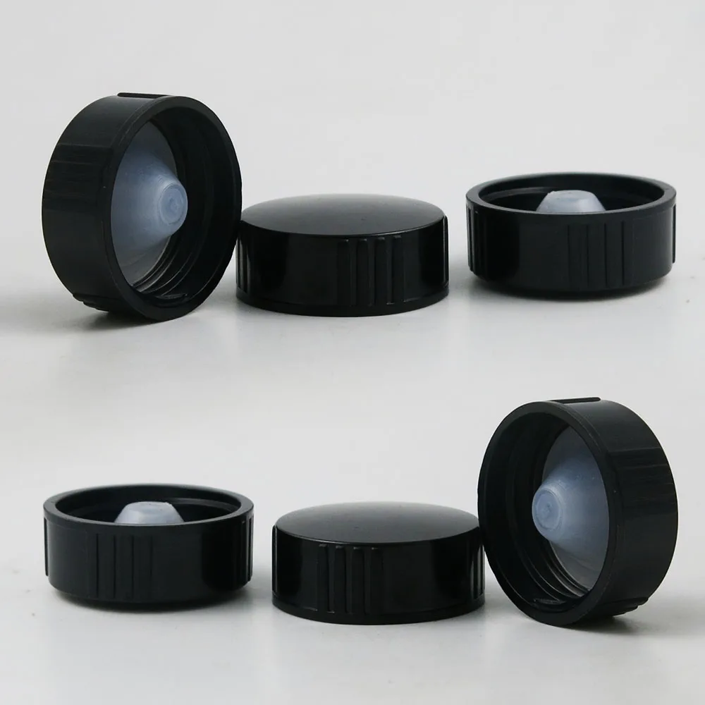 33 унции глубокий Янтарный Бостон круглая стеклянная бутылка для жидкости с