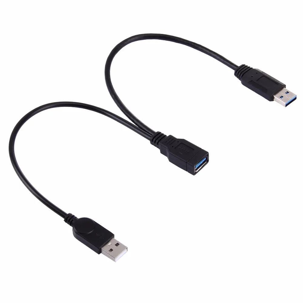 2 в 1 USB 3 0 мама-USB + папа кабель для компьютера/ноутбука длина: 29 см | Компьютеры и