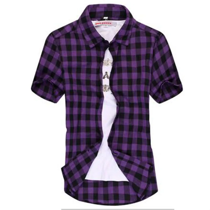 Рубашка детская с коротким рукавом повседневная хлопковая блузка для мальчиков