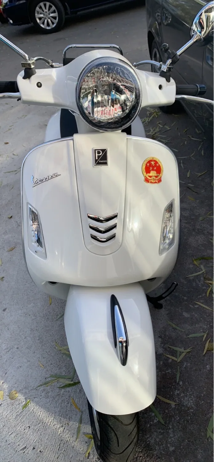Для vespa Передняя панель логотип патч алюминиевый сплав наклейка табличка