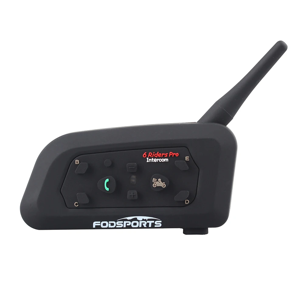 Новые мягкие наушники! 2 шт V6-1200 Pro мотоциклетный шлем bluetooth гарнитура домофон для 6 всадников BT переговорные стерео музыка