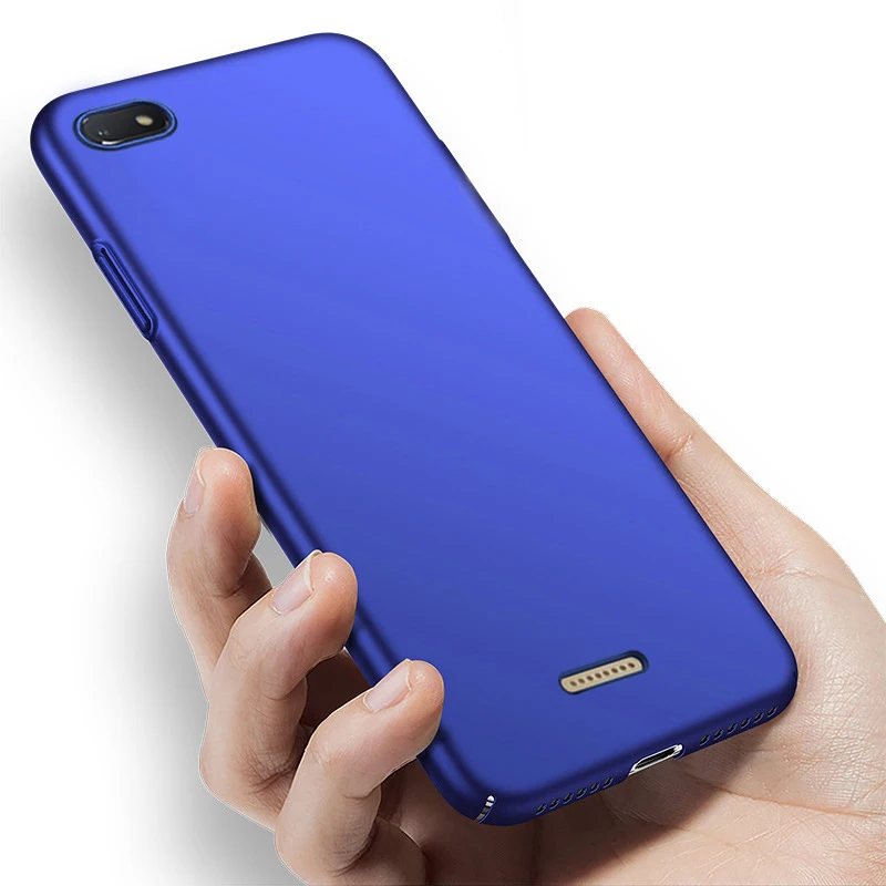 YonLinTan Coque чехол для Xiaomi Redmi 6 6A Pro 6pro Жесткий ПК на роскошный простой, матовый Защитная задняя панель для телефона Etui