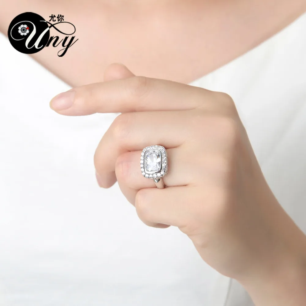 Продажа UNY кольцо серебро 925 индивидуальная гравировка кольца поделки персонализированные гравировка индивидуальный матери кольцо ко Дню Святого ...