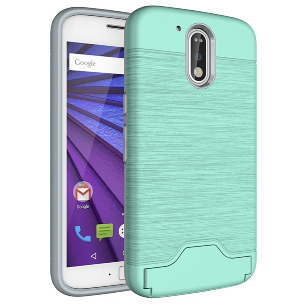 Для Motorola Moto G4 Plus антидетонационных роскошный гибридный жесткий PC Rugger Силиконовые