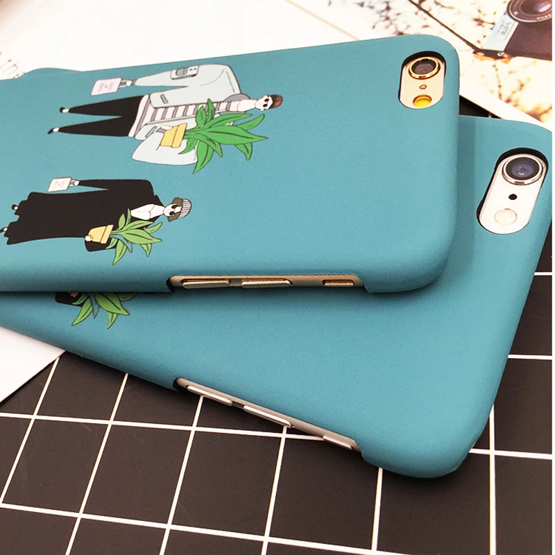 Модный матовый чехол для iphone 8, 7, 6, 6S Plus, SE, 5, 5S, чехол для фильма, профессиональная оболочка, чехол с рисунком Леон Матильда, Funda