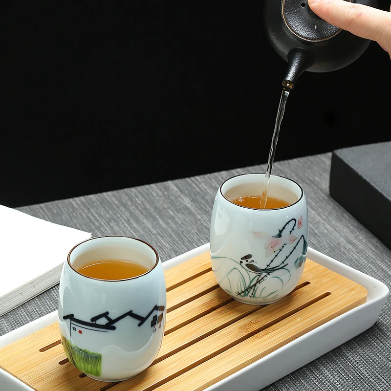 150 мл в японском стиле мастер чашка ручная роспись керамический фарфор Искусство