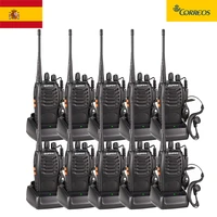 20pcslot baofeng bf 888s walkie talkie uhf fm transceiver 5w handheld interphone 400 470mhz 16ch two way portable cb radio