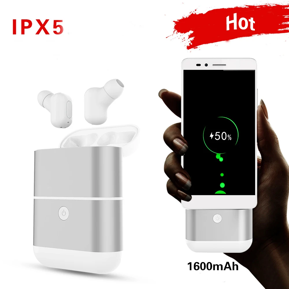 Kapcice X2 TWS (два наушника) Беспроводная Bluetooth гарнитура мини наушники супер