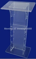 free shipping transparent cheap acrylic lectern outdoor podium