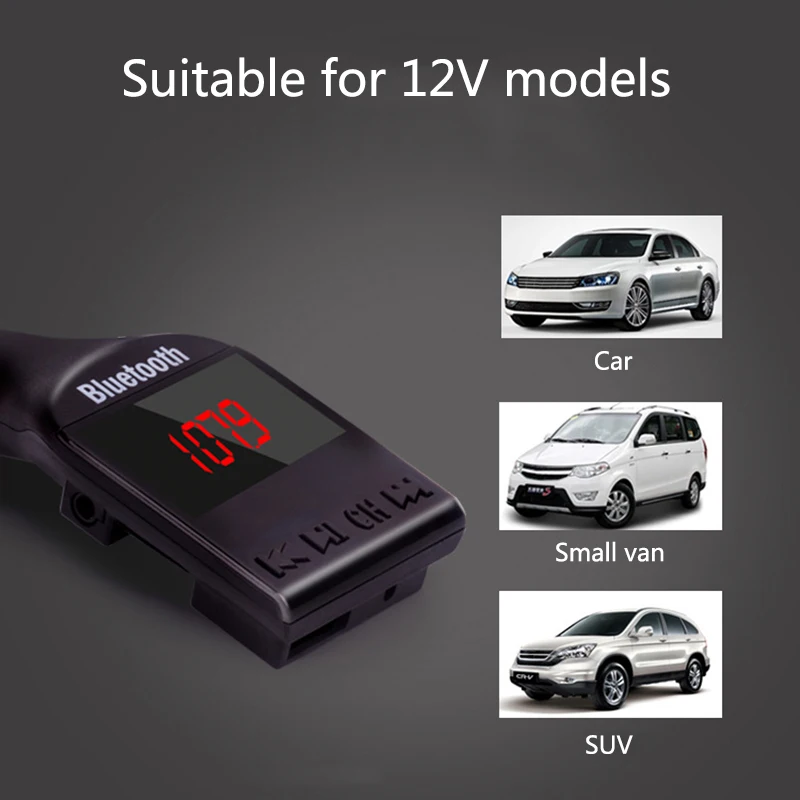 

MAHAQI Bluetooth Car Kit MP3 Player FM Transmitter Handsfree Wireless FM Modulator Support TF Micro SD USB Music Playing Hot Sal