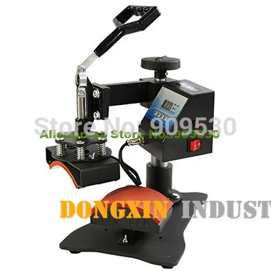 Enlarge Hat sublimation heat press machine DX-0901 hat printing machine with multicolor
