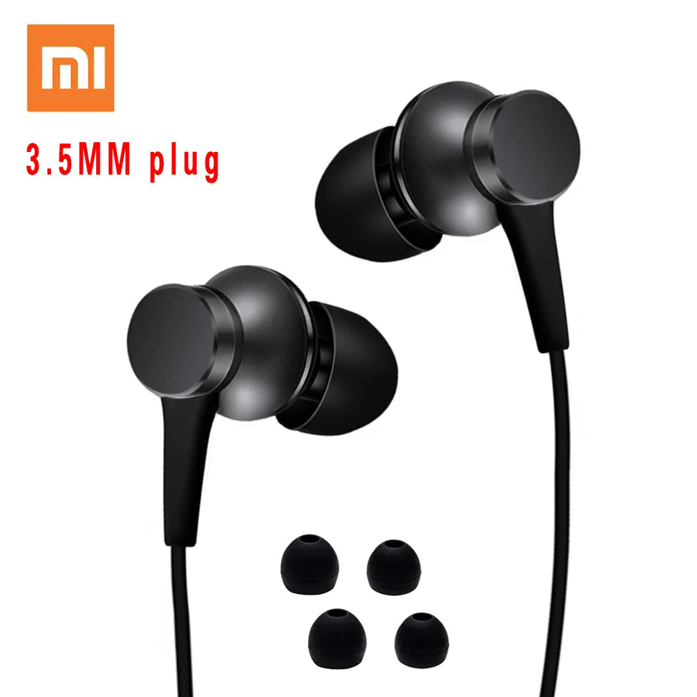 3.5 mm Black Оригинальные наушники Xiao mi Piston 3 Fresh Edition, наушники usb type-C, Бас-гарнитура с mi c, наушники для Xiaomi mi 6/8 - Цвет: 3.5 mm Black