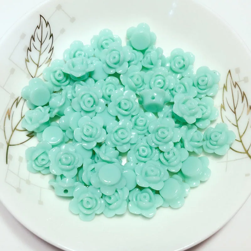 

110Pcs/Pack Charm Flower Shape Acrylic Loose Beads Cute DIY Necklace Bracelet Candy Color Mix Beads For Kids New Jewelry Making