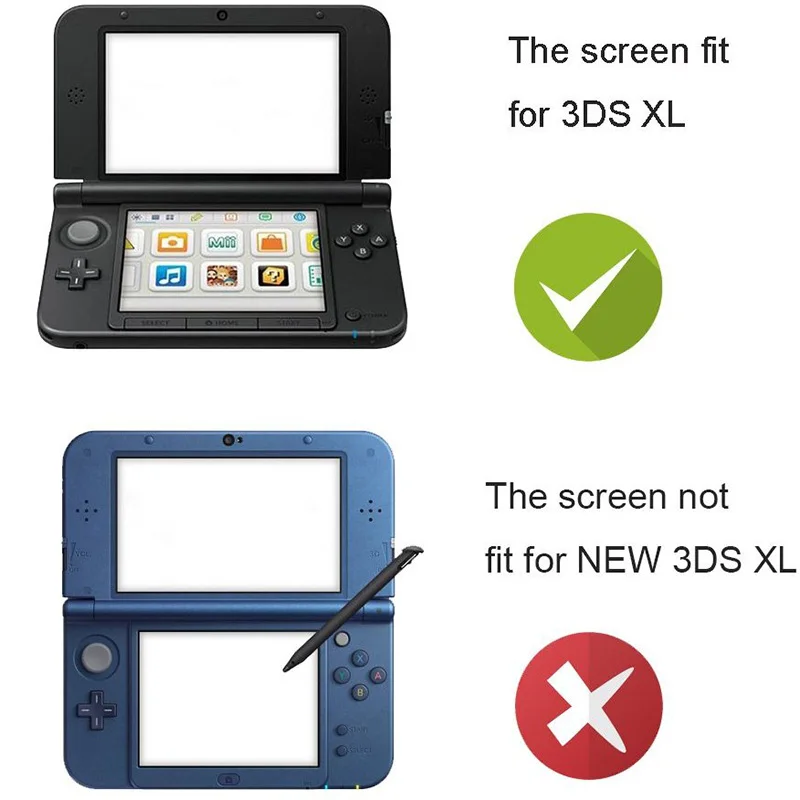 Button LCD for 3DS XL YTTL Replacement Parts Accessories Lower Screen Display System Games Console | Электроника