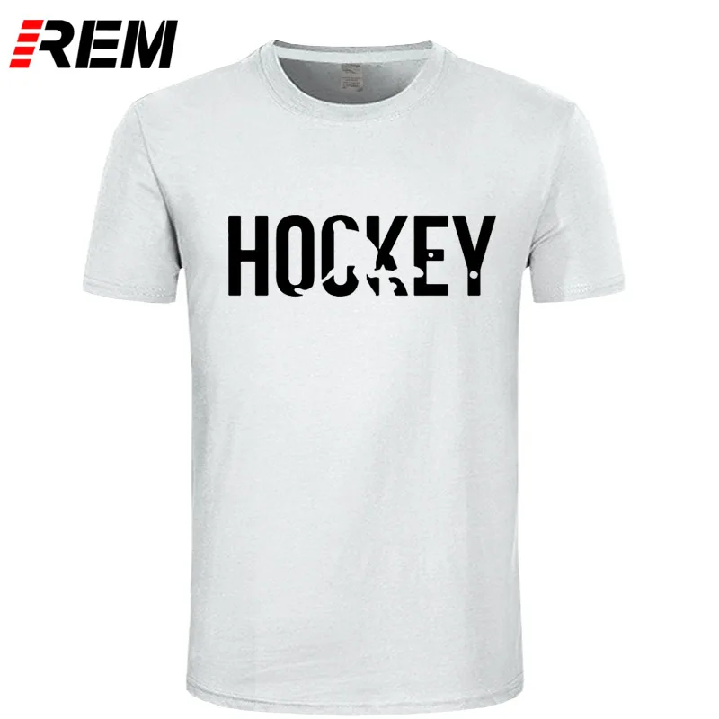 REM дизайнерские рубашки с круглым вырезом Hockeyer мужские короткие футболки с коротким рукавом - Цвет: 3