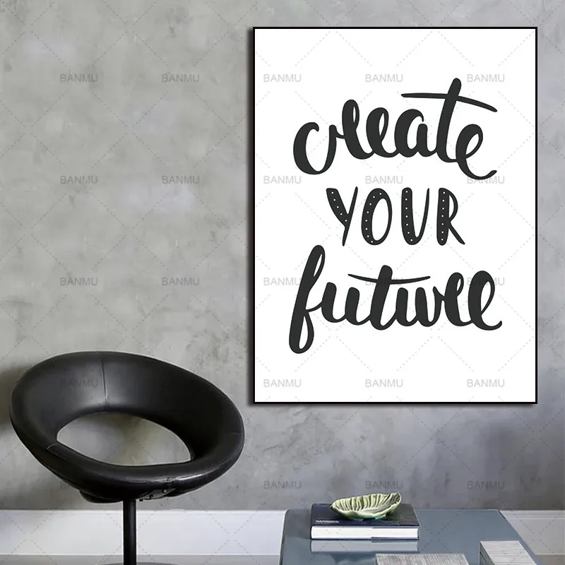 

Picture Canvas Painting Poster art Wall Pictures For Home Decoration modern print words painting print on canvas