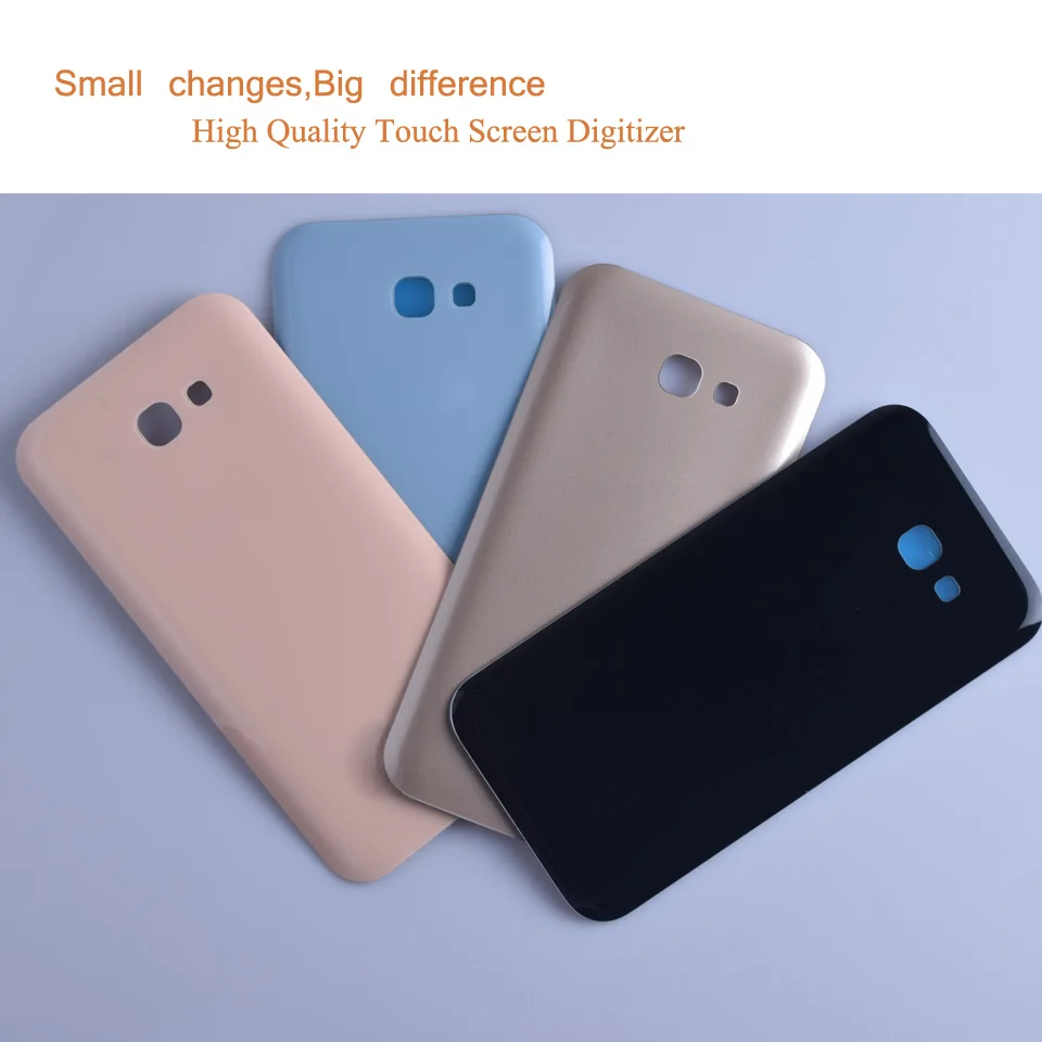 Для Samsung Galaxy A7 2017 A720 A720F задняя батарея чехол 3D стекло крышка дверь Замена |