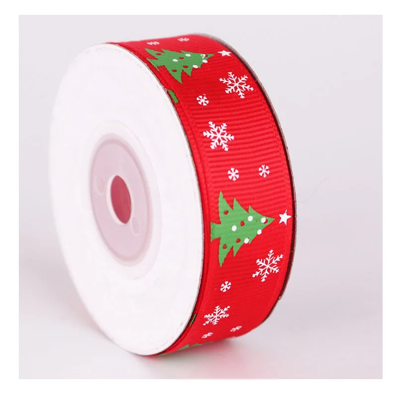 5 ярдов 20 мм Ширина DIY Рождество Grosgrain ленты аксессуары для рождественской елки