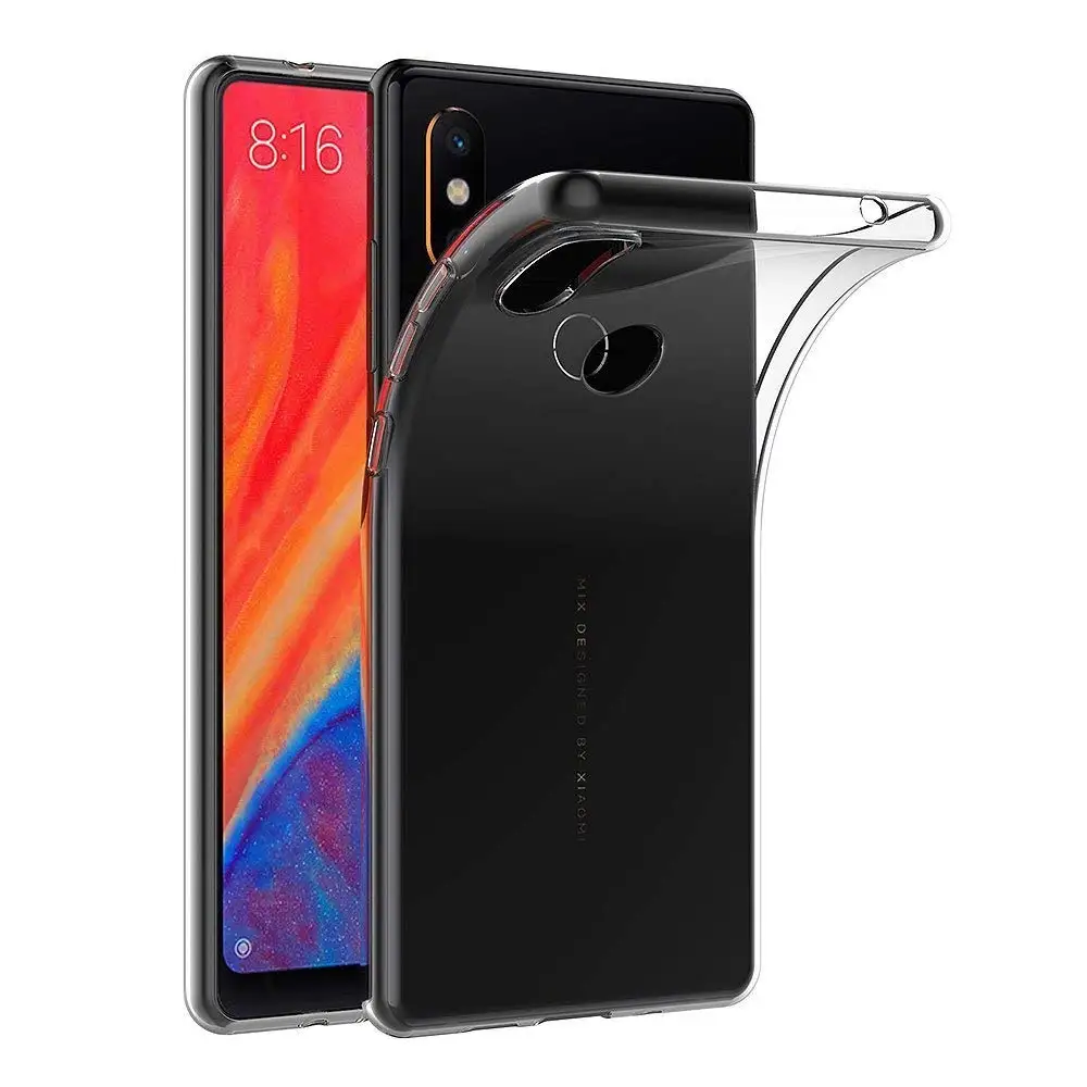 Чехол для телефона Xiaomi Mi Mix 2S 5 99 дюйма ультра тонкий мягкий Силиконовый ТПУ
