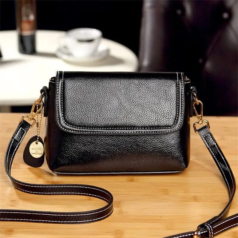 Famous Brand Women Flap Shoulder Bags Genuine Leather Messenger Crossbody for Sac A Main Femme 2019 New Handbags | Багаж и сумки