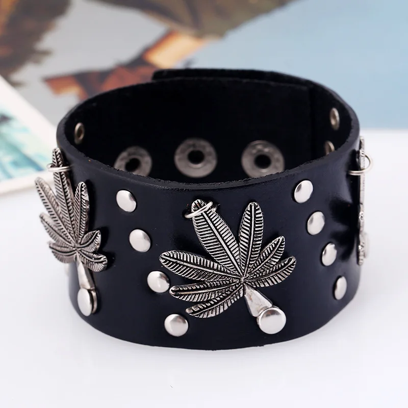 Мужской браслет в стиле панк рок|bracelets for|leather bracelets for womenleather bracelet |