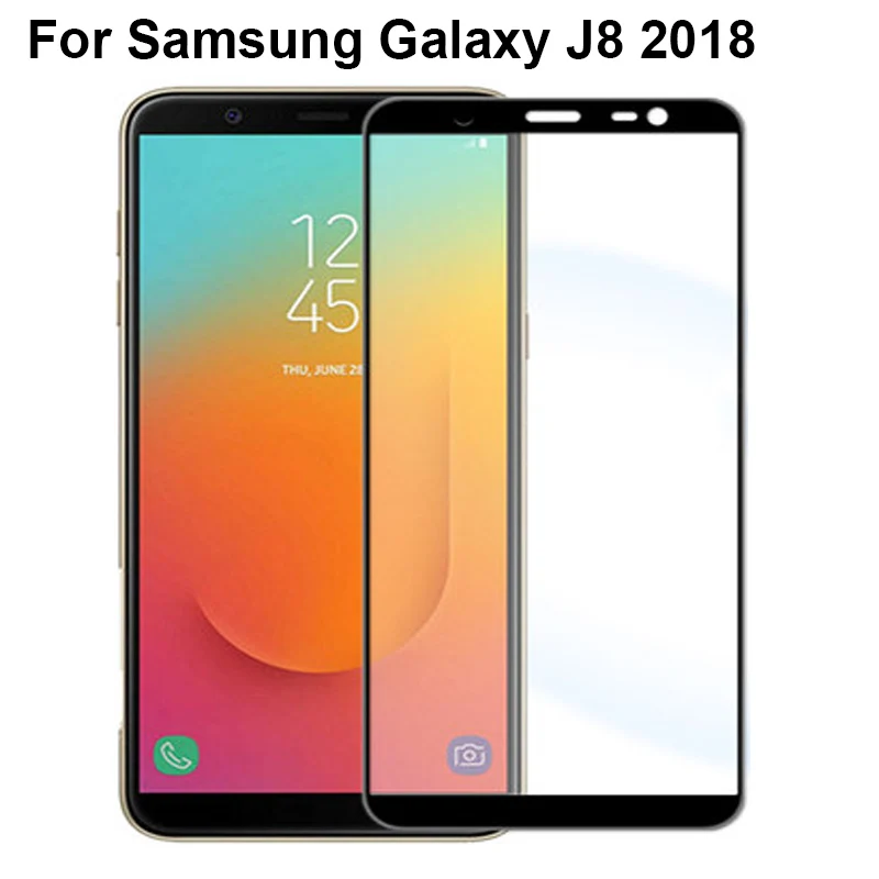

2 шт. ультратонкое защитное закаленное стекло для Samsung J8 J 8 2018 полноэкранная Защитная пленка для Samsung Galaxy J8 J 8 2018
