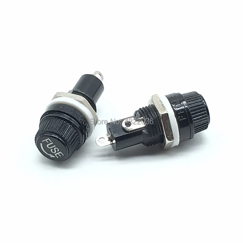 5 шт. 5*20 мм стеклянные держатели предохранителей 5x20 страховая трубка держатель