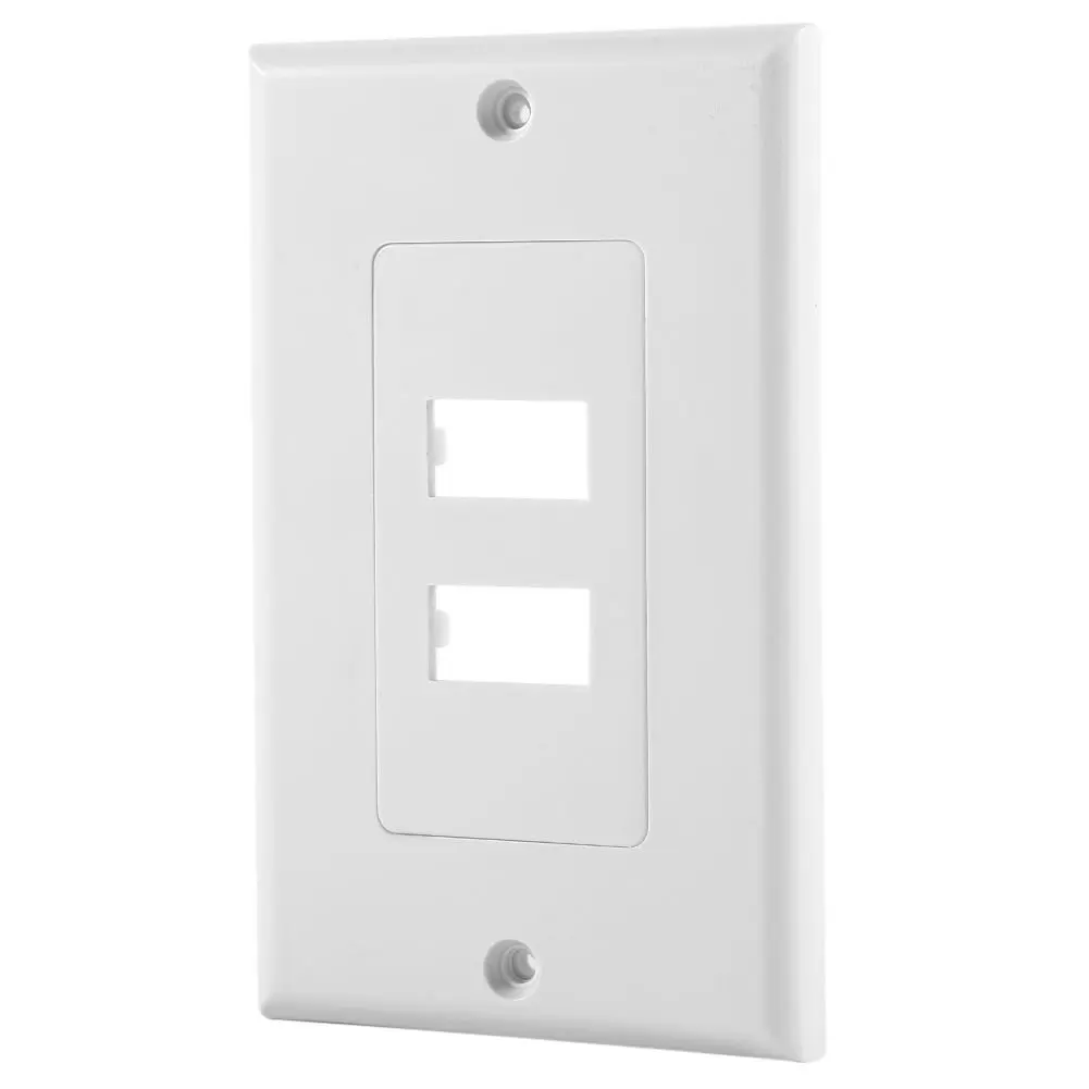 New Style HDMI 2-Ports Wall Face Plate Panel Outlet 1080p Cover Coupler Socket HOT Electrical White | Обустройство дома